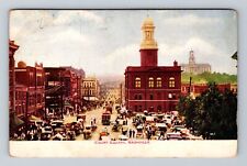 Nashville TN-Tennessee, Court Square, Advertising, Antique, Vintage Postcard picture