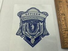 Officer Massachusetts Department Of Correction Badge window decal picture
