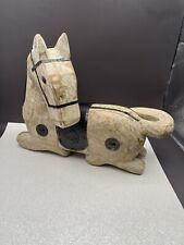 Decorative Resin And Metal Horse Figurine Unmarked 9.5 ”, 8” Tall, 2.5” Wide picture