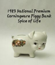 1983 Corning Glassworks Piggy Bank - Spice Of Life - Original Sticker picture