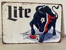 Miller Lite Houston Texans Aluminum Sign - NFL - Texas National Football League picture