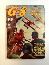 G-8 and His Battle Aces Pulp Apr 1943 Vol. 26 #3 VG picture