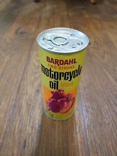 Vintage NOS Bardahl Two Stroke Motorcycle Oil VBA 16oz Can picture
