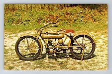 Southampton NY-New York, 1919 Cleveland Motorcycle, Vintage Postcard picture