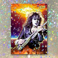 Vinnie Vincent Holographic Kiss Guitarmageddon Sketch Card Limited 1/5 Dr. Dunk picture