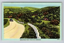 Fremont NE-Nebraska, Scenic Greetings, Drive, Fields, Vintage Postcard picture