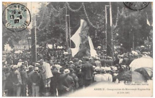 CPA 74 ANNECY INAUGURATION OF THE EUGENE SUE MONUMENT JUNE 9, 1907 (cpa not common picture