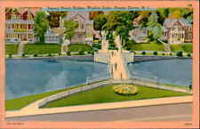 Postcard: Emory Street Bridge, Wesley Lake, Ocean Grove, N. J. 108 END picture