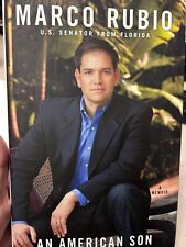 Marco Rubio Senator Florida 2016 Signed Autograph An American Son Book JSA COA picture