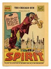 Spirit Weekly Newspaper Comic Jun 28 1942 FN- 5.5 picture
