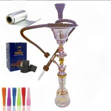 ICE hookah shisha set W Foil Coconut Charcoal And Hookah Tips picture