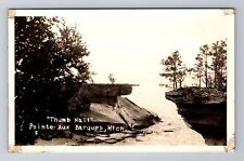 Pointe Aux Barques MI-Michigan, RPPC, Thumb Nail, Vintage c1941 Postcard picture