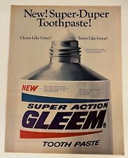 Gleem Toothpaste 1968 Life Print Add Super-Duper picture