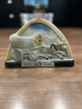 1969 Vintage Jim Beam Harold Club Reno, NV Covered Wagon Whiskey Decanter picture