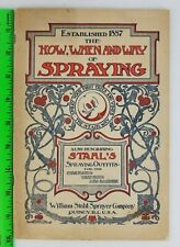 Vintage 1926 Stahl's Fruit Tree Spraying Outfits Pesticides Info Catalog Booklet picture