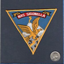 NAS Naval Air Station SIGONELLA Sicily Italy US Navy Base Squadron Jacket Patch picture