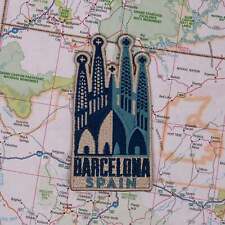 Barcelona Iron on Travel Patch - Great Souvenir or Gift for travellers picture