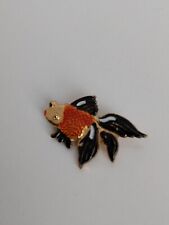 Multicolor Fish Small Vintage Lapel Pin picture