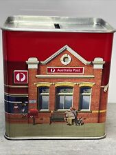 Australia Post Money Box EMPTY Collectable Tin Container Display picture