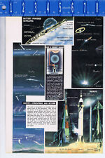 Earth's Atmosphere & Beyond, Rockets & Satellites - Super 1950s Science Print picture