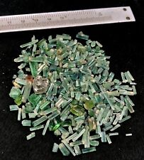 128 CT Beautiful Top Green Tourmaline Crystals Lot from Kunar, @Afghanistan. picture