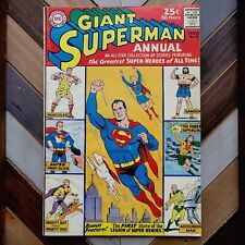 SUPERMAN ANNUAL #6 VG (DC 1962) 80-pg Giant 