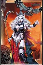 Lady Death Demonic Omens Jewel Edition Mike Krome Kickstarter Coffin Comics NM picture