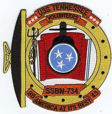 USS Tennessee SSBN 734 - BCPatch - Cat No. C6738 - Submarine picture