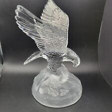 Cristal d'Arques Crystal Glass Bald Eagle Statue Figurine ~ 8