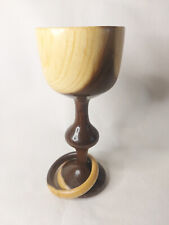 Hand Carved Captive Ring Goblet / Cup picture