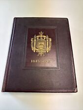 1945 Lucky Bag Yearbook USNA Annapolis Centennial, Graduates pictured, & program picture