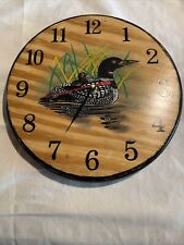 Loon Wall Clock Vintage picture