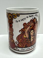 Our Lady Of Menopause Coffee Mug Seductress of Sweat Woman Goddess Funny Cup picture