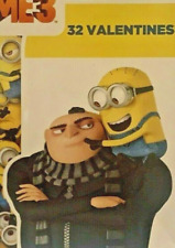 Despicable ME 3 Valentines Day Cards 32 Valentines 2 Packs picture