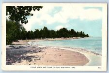 Kingsville Ontario Postcard Cedar Beach Cedar Islands Exterior View 1916 Vintage picture