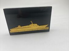 Oceanic Cruise Line SS vintage marble paperweight decor Collectible Ship Boat picture