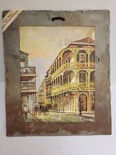 Vieux Carre Historic New Orleans French Quarter Roofing Slate Tile 175 Years Old picture
