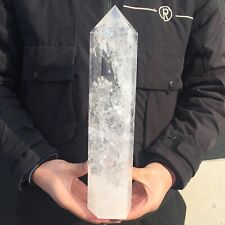 2.79kg Natural clear quartz Obelisk Quartz Crystal Point Wand Reiki gem XA5451 picture