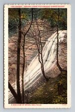 Waveland IN, Indiana, Bridal Veil Falls, The Shades, Vintage Postcard picture