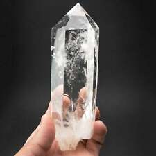 Optical Gem Quartz Crystal Point from Brazil (390.9 grams) picture