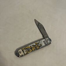 Vtg Daniel Boone Novelty Knife Co. U.S.A. Single Blade Pocket Knife Never Used picture