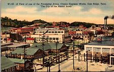 Linen PC View of One Processing Area Clinton Engineer Works Oak Ridge Tennessee picture
