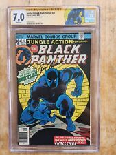 Jungle Action #23 Black Panther Signed Roy Thomas CGC 7.0 custom label picture