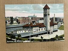 Postcard Baltimore MD Maryland Mount Royal Railroad Train Station Vintage PC picture