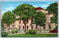Horace Rackham Graduate School University Of Michigan Ann Arbor Mi Postcard picture