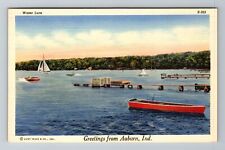 Auburn IN-Indiana, Water Lure, General Greetings, Antique, Vintage Postcard picture