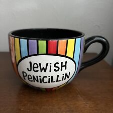 Jewish Penicillin Coffee Mug by Lorrie Veasey Our Name is Mud Rainbow Cup picture