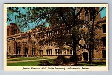 Indianapolis IN-Indiana, Butler University, Jordan Mem Hall, Vintage Postcard picture