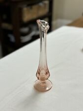 pink depression glass vase picture