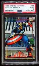 1993 PSA Marvel Universe #95 CAPTAIN AMERICA PSA 9 MINT 0626 picture